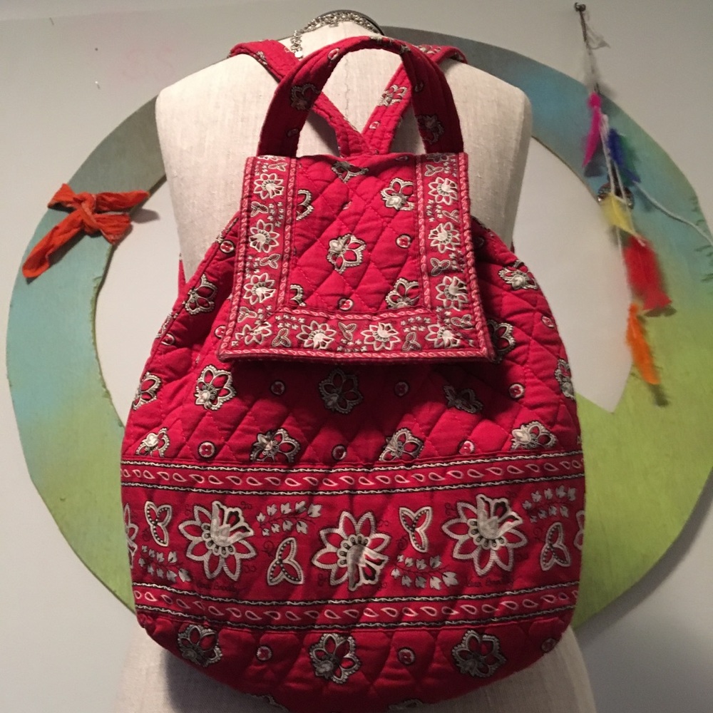 Old School  Vera Bradley Backpack